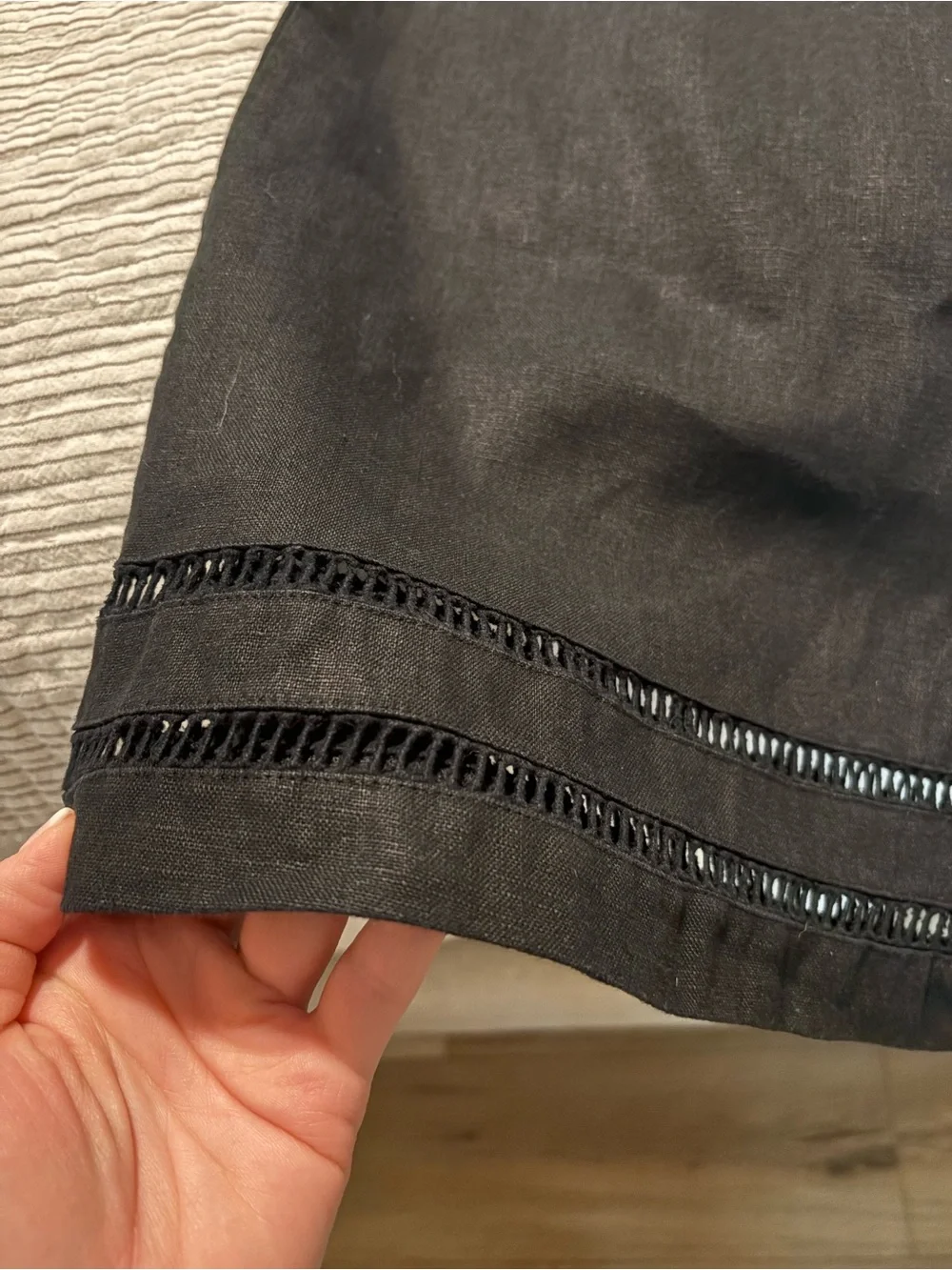 Banana Republic Embroidered Linen Pants
